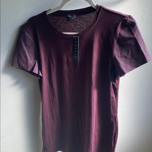 Theory Deep Purple Crew Neck Tee